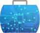 Icono portafolio robot icono portafolio robot